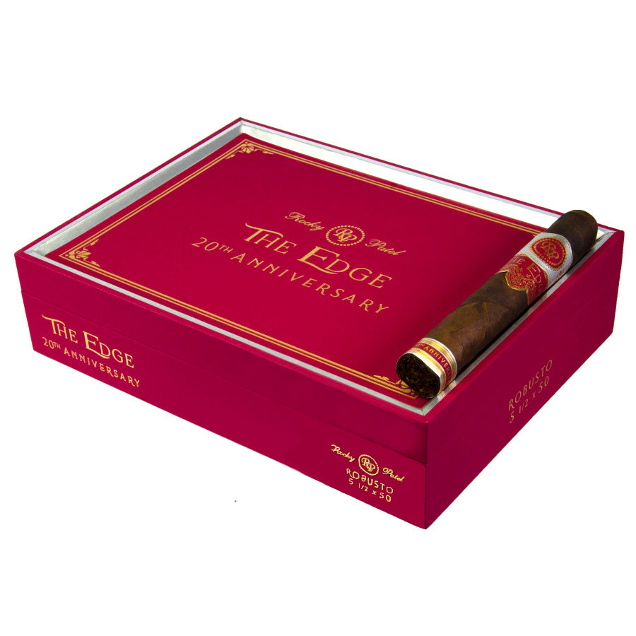 The Edge 20th Anniversary Robusto 5 1/2 x 50 Cigars Box of 20