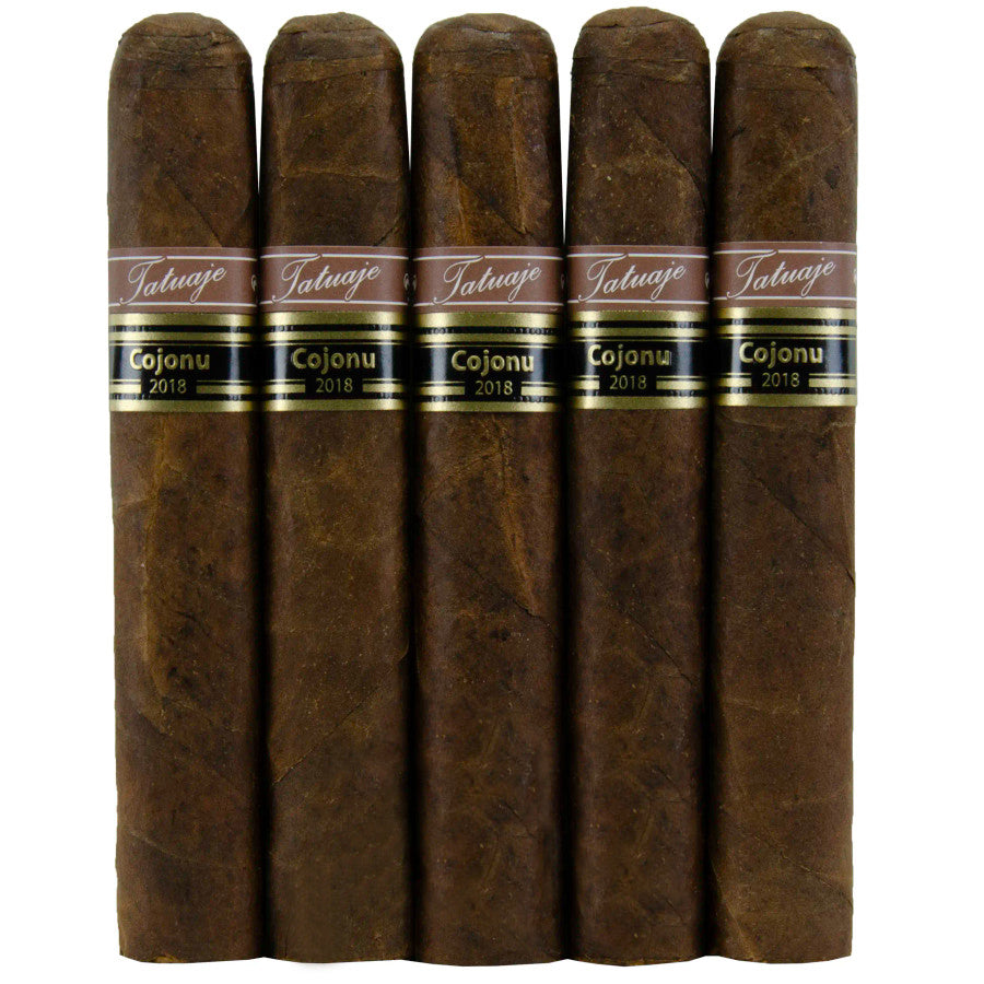 Tatuaje Cojonu 2018 5 5/8 X 54 Robusto Extra Cigars 5 Pack