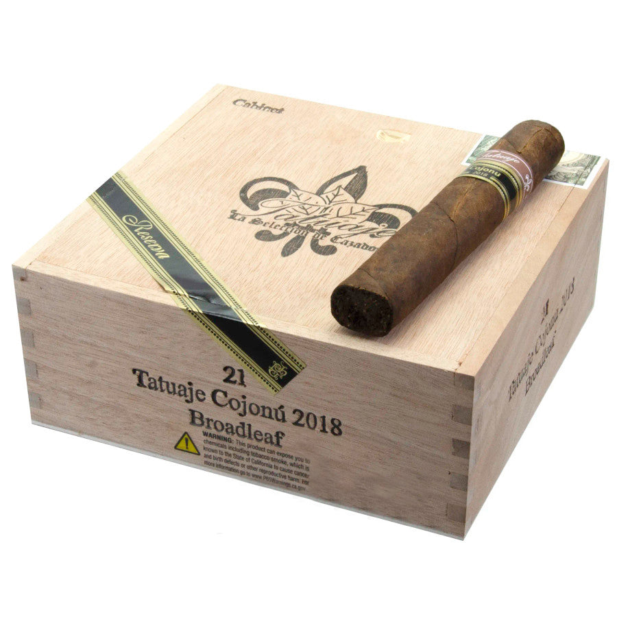 Tatuaje Cojonu 2018 5 5/8 X 54 Robusto Extra Cigars Box of 21