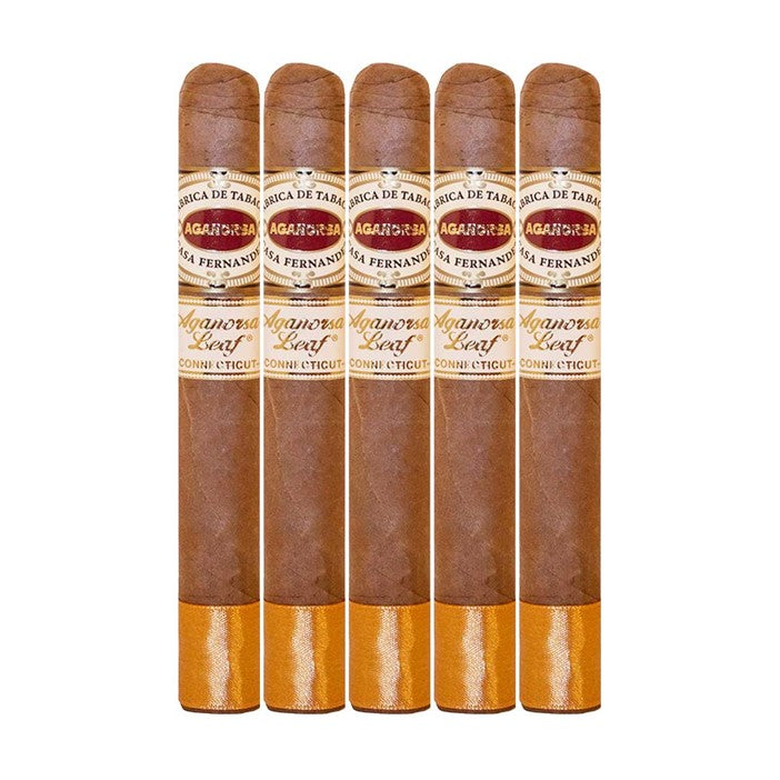Aganorsa Leaf Connecticut Toro 6 x 52 Cigars 5 Pack