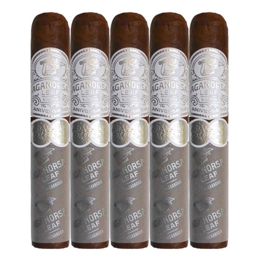 Aganorsa Leaf Aniversario Corojo Robusto 5 x 54 Cigars 5 Pack