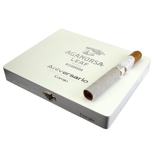 Aganorsa Leaf Aniversario Corojo Gran Toro 5 x 54 Cigars Box of 10