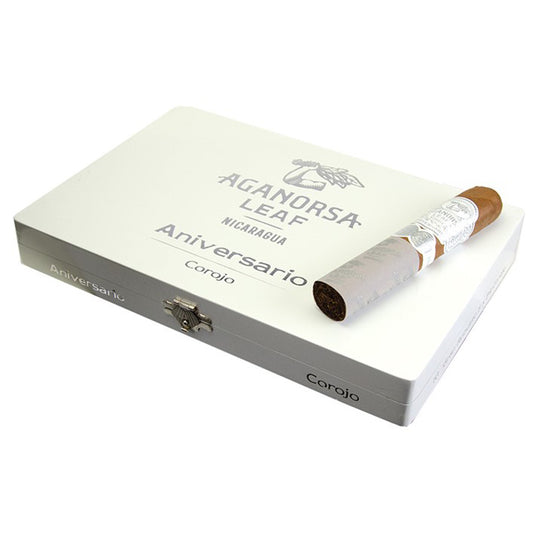 Aganorsa Leaf Aniversario Corojo Robusto 5 x 54 Cigars Box of 10