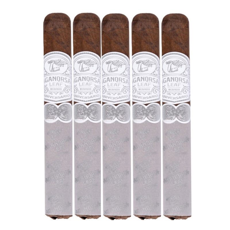 Aganorsa Leaf Aniversario Corojo Toro 5 x 54 Cigars 5 Pack