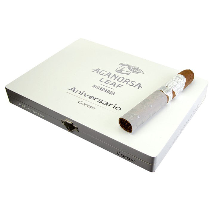 Aganorsa Leaf Aniversario Corojo Toro 5 x 54 Cigars Box of 10