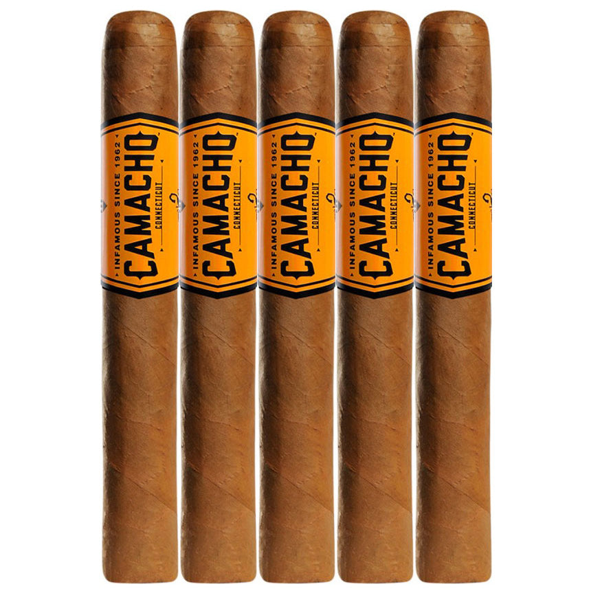 Camacho Connecticut Toro 6 x 50 Cigars 5 Pack