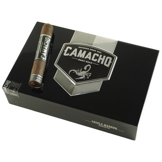 Camacho Triple Maduro Robusto 5 x 50 Cigars Box of 20