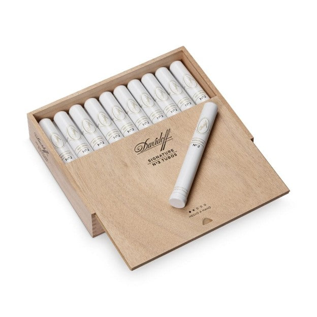 Davidoff Signature No.2 Panatela 5 X 43 Tubo Cigars Box of 20