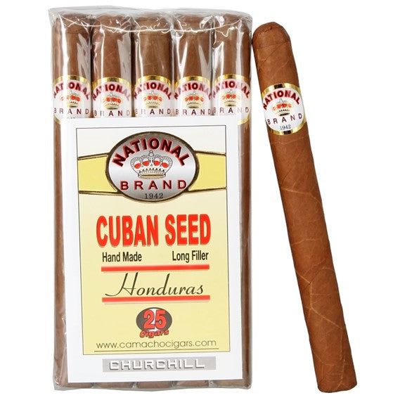 National Brand Churchill Connecticut 7 x 48 Cigars Bundle of 25