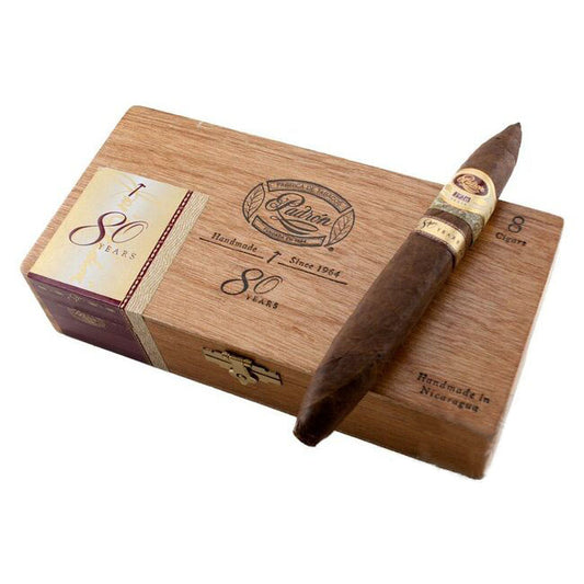 Padron 80th Anniversary Maduro Perfecto Pressed 6 3/4 x 54 Cigars Box of 8