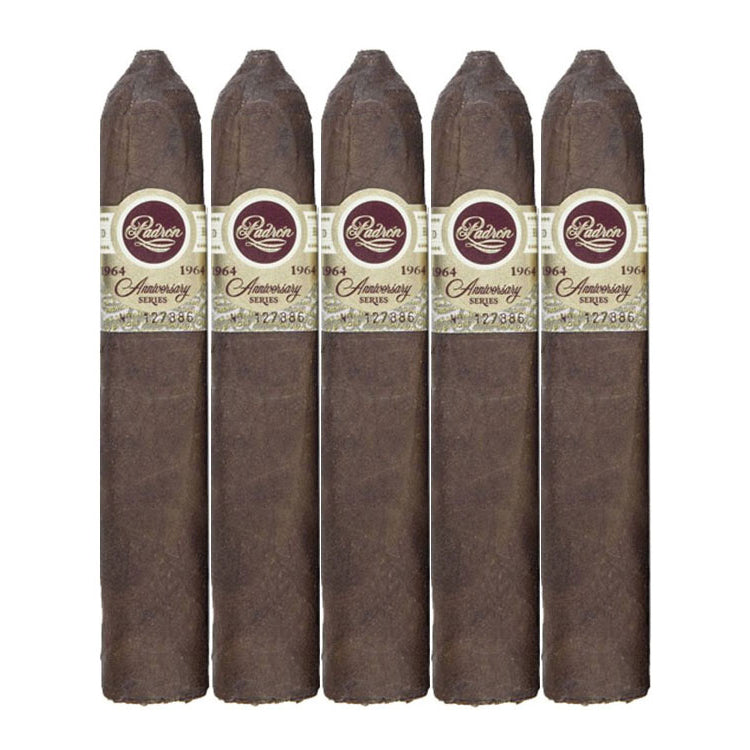 Padron 1964 Anniversary Series Maduro Belicoso 5 x 52 Cigars 5 Pack