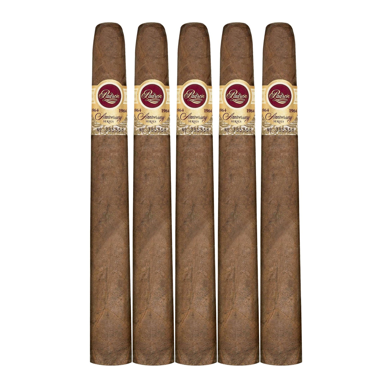Padron 1964 Anniversary Series Pyramide Natural 6 7/8 x 52 Cigars 5 Pack