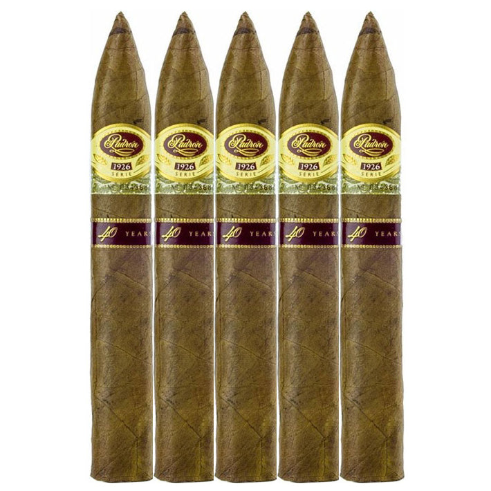 Padron 1926 40th Anniversary Series Natural Torpedo 6 1/2 x 54 Cigars 5 Pack