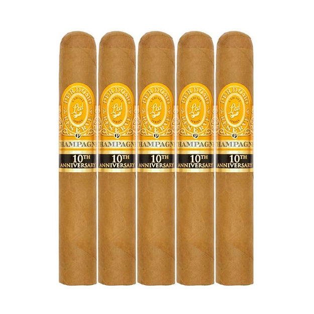 Perdomo Reserve 10th Anniversary Champagne Super Toro 6 x 60 Cigars  5 Pack