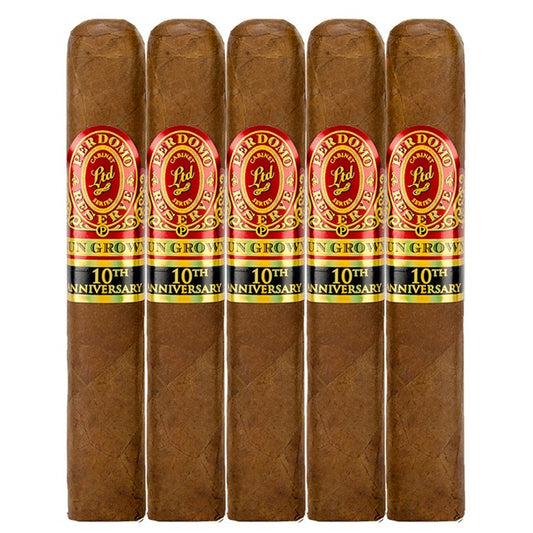 Perdomo Reserve 10th Anniversary Sun Grown Super Toro 6 x 60 Cigars 5 Pack