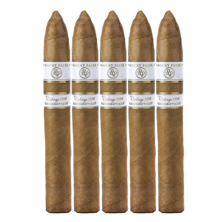 Rocky Patel Vintage 1999 Connecticut Torpedo 6 1/4 x 52 Cigars 5 Pack
