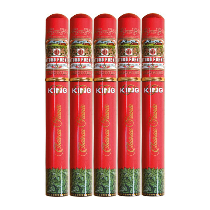 Arturo Fuente Chateau Fuente King T Tubes 7 x 49 Cigars 5 Pack