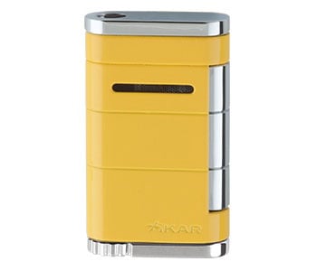 Xikar Allume Single Flame Cigar Torch Lighter Yellow