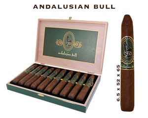 La Flor Dominicana Andalusian Bull Salomon 6 1/2 x 52/64 Cigars Box of 10