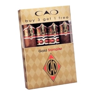 CAO Gold Cigar Sampler of 4 Cigars