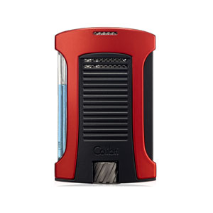 Colibri Daytona Single-Jet Flame Lighter Red and Black