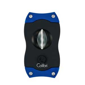 Colibri V Cut Cigar Cutter Blue