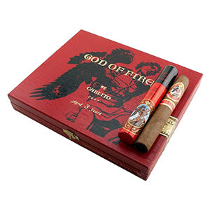 God of Fire by Don Carlos 2008 Double Robusto Tube Cigars
