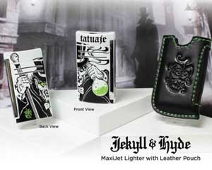S.T. Dupont MaxiJet Tatuaje Jekyll and Hyde Lighter Set