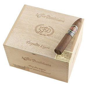 La Flor Dominicana Ligero Cabinet Torpedo Oscuro Natural Cigars