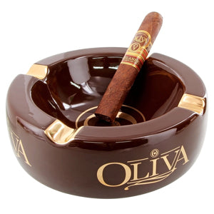 Oliva Brown Ceramic Cigar Ashtray