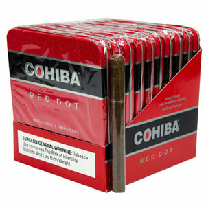 Cohiba Miniatures Cigarillos 10 Tins of 10