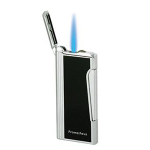 Prometheus Retro Black Lacquer Cigar Torch Lighter