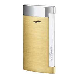 S.T. Dupont Slim 7 Range Cigar Torch Lighter Brushed Gold