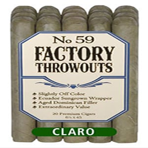 Factory Throwouts No.59 Claro Bundle Cigars